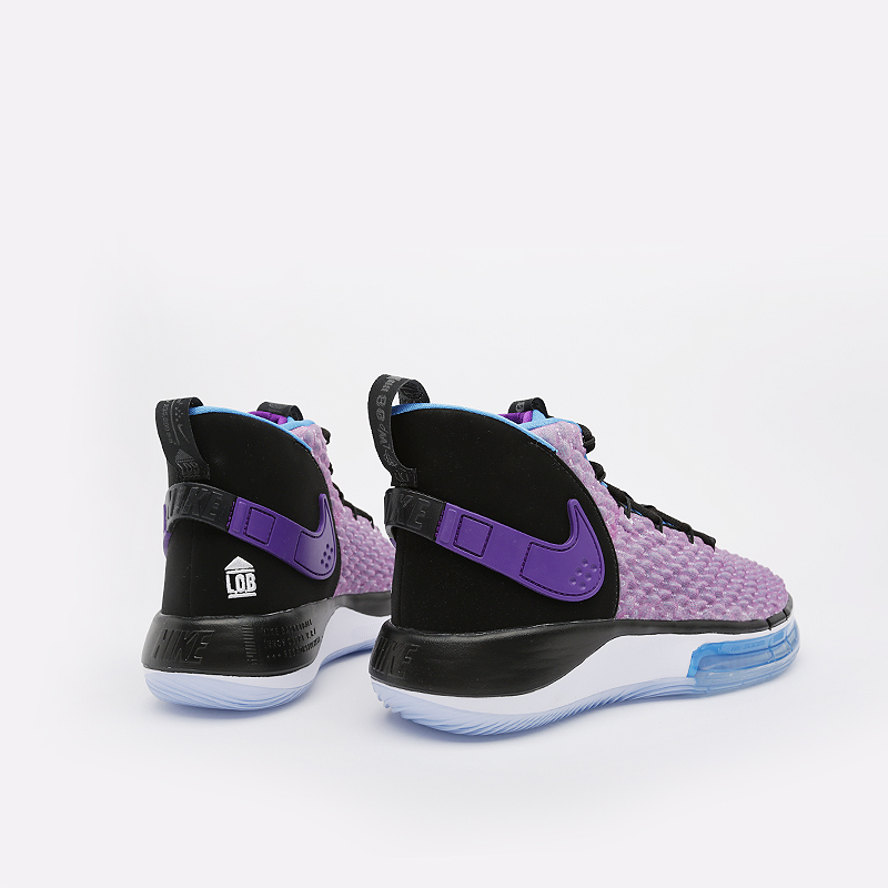 мужские фиолетовые баскетбольные кроссовки Nike Alphadunk BQ5401-900 - цена, описание, фото 6